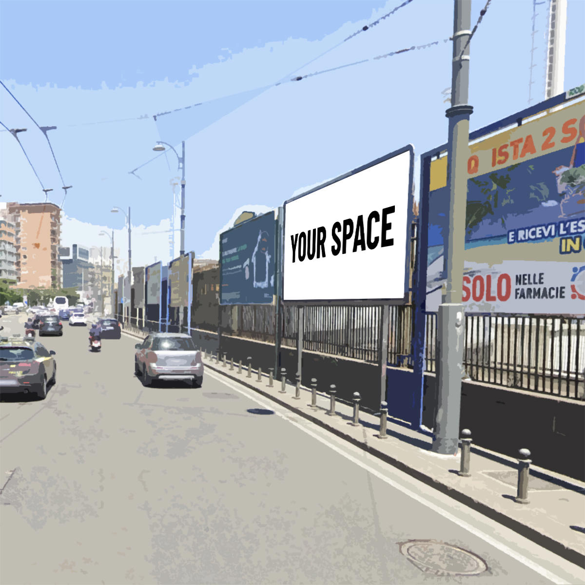 SPAZIO PUBBLICITARIO 600 x 300 (NAPOLI) Dal 19/10/2026 al 01/11/2026 14 giorni